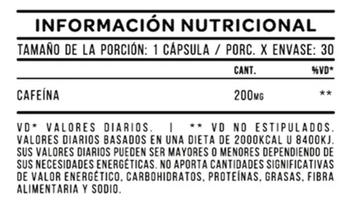 CAFFEINE STAR NUTRITION