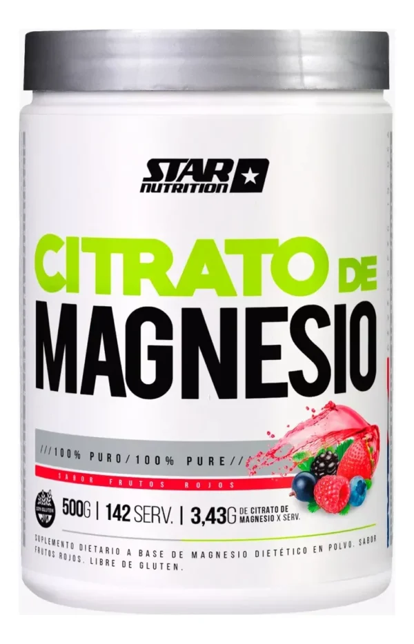 CITRATO DE MAGNESIO STAR NUTRITION