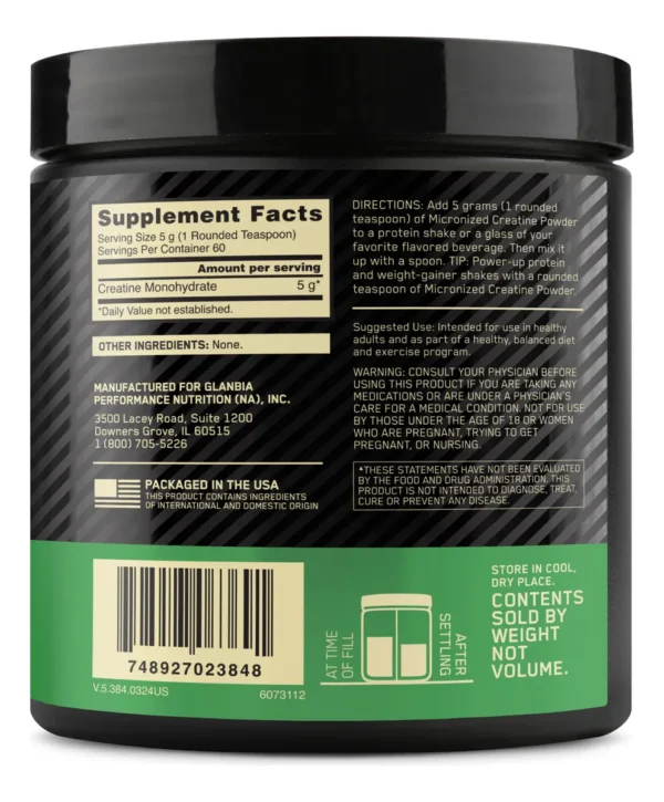 CREATINA OPTIMUM NUTRITION